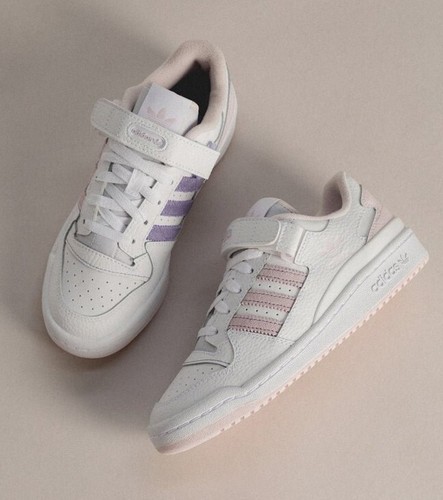Adidas Originals Forum Low GY5832 White, Pink, and Purple men's Shoes |  eBay UK